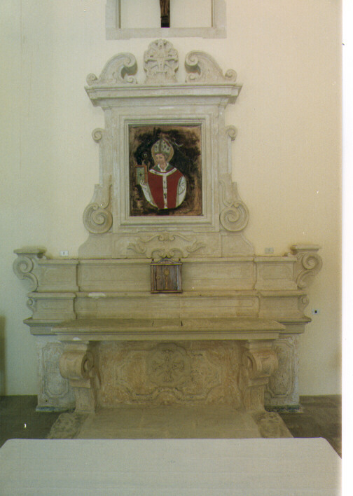 altare - ambito salentino (ultimo quarto sec. XVIII)