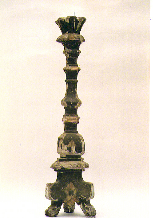 candeliere d'altare, serie - ambito pugliese (sec. XVIII)