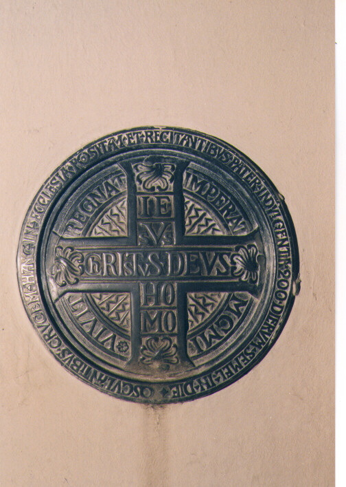 targa devozionale - produzione romana (sec. XIX)