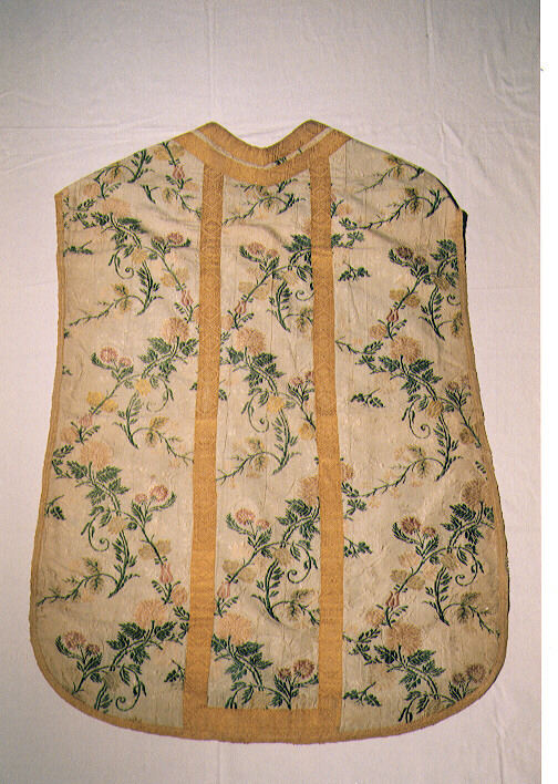 paramento liturgico - manifattura italiana (seconda metà sec. XVIII)