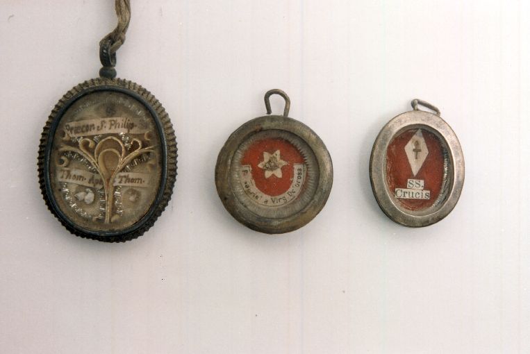 reliquiario - ambito salentino (prima metà sec. XIX)