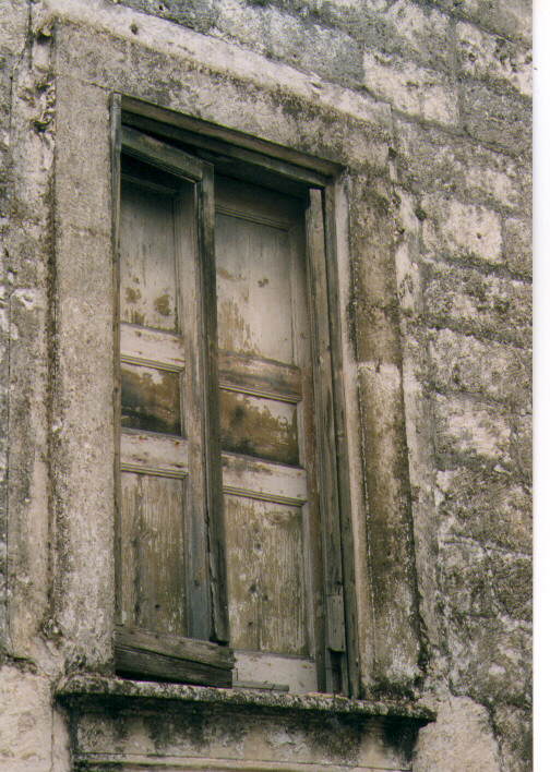 mostra di finestra, serie - ambito salentino (sec. XIX)