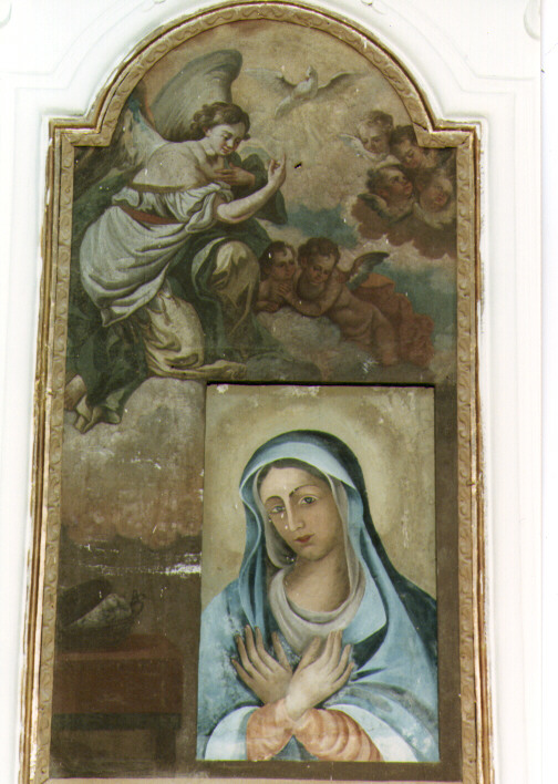 Annunciazione (dipinto, frammento) - ambito Italia meridionale (seconda metà sec. XVIII)
