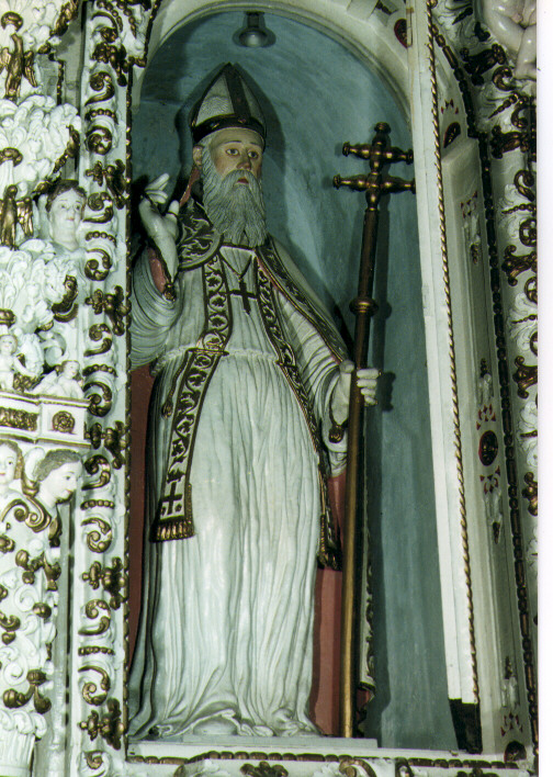 San Giovanni Elemosiniere (statua) - ambito salentino (fine/inizio secc. XVII/ XVIII)