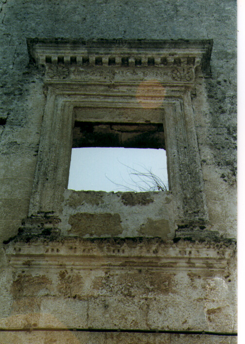 mostra di finestra - ambito salentino (primo quarto sec. XVII)