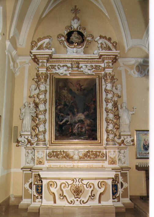 altare - ambito salentino (primo quarto sec. XVIII)