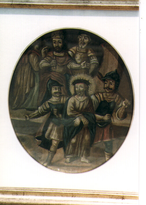 stazioni della via crucis (dipinto, serie) - ambito pugliese (sec. XVIII)