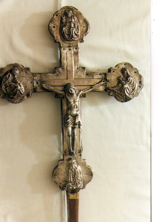 Cristo crocifisso (croce processionale) - ambito Italia meridionale (prima metà sec. XVI)