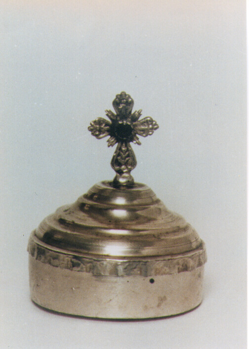 teca eucaristica - ambito Italia meridionale (sec. XIX)