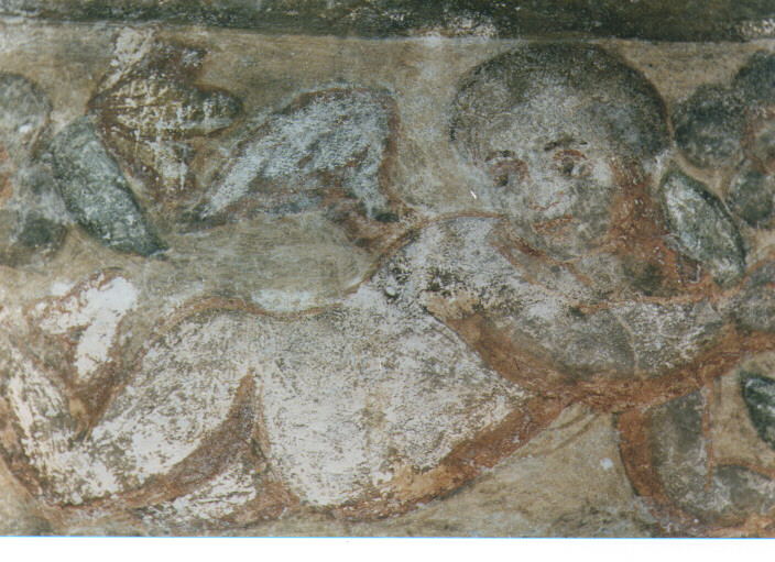 decorazione pittorica - ambito salentino (prima metà sec. XVII)