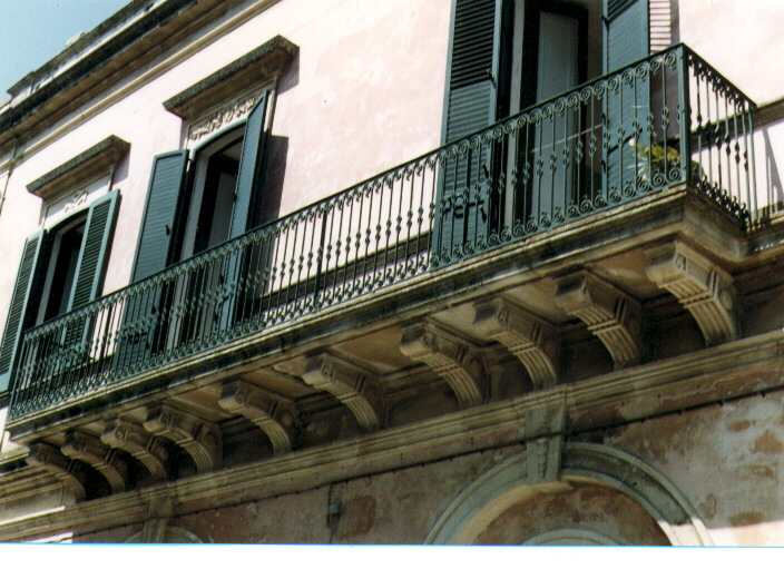 balcone, serie - ambito salentino (fine/inizio secc. XIX/ XX)