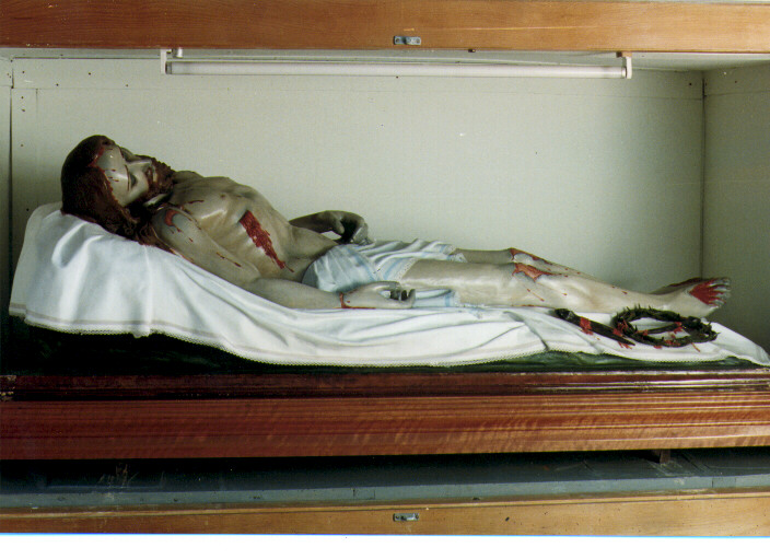 Cristo morto (statua) - ambito salentino (primo quarto sec. XX)