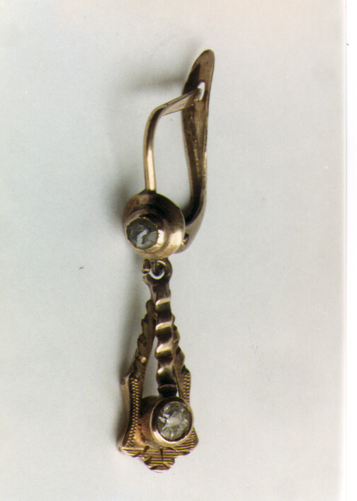 orecchino - ambito italiano (fine/inizio secc. XIX/ XX)