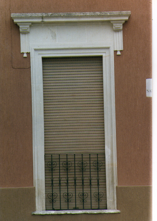 mostra di finestra - ambito salentino (sec. XIX)