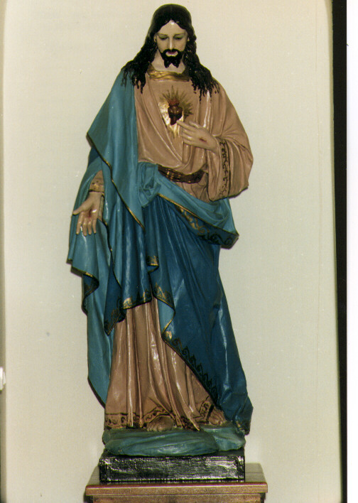 Sacro Cuore di Gesù (statua) - bottega salentina (seconda metà sec. XIX)
