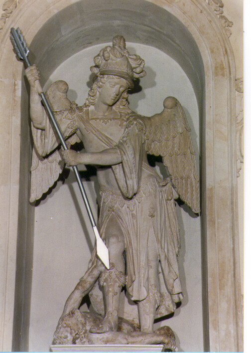 San Michele Arcangelo (statua) - ambito salentino (prima metà sec. XVII)