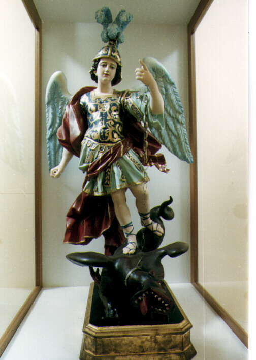 San Michele Arcangelo (statua) - ambito Italia meridionale (primo quarto sec. XIX)