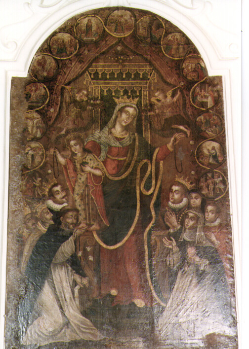 Madonna del Rosario (dipinto) - ambito salentino (secc. XVI/ XVII)