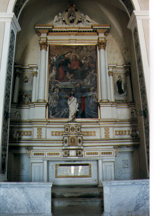 altare maggiore - ambito salentino (ultimo quarto sec. XVII)