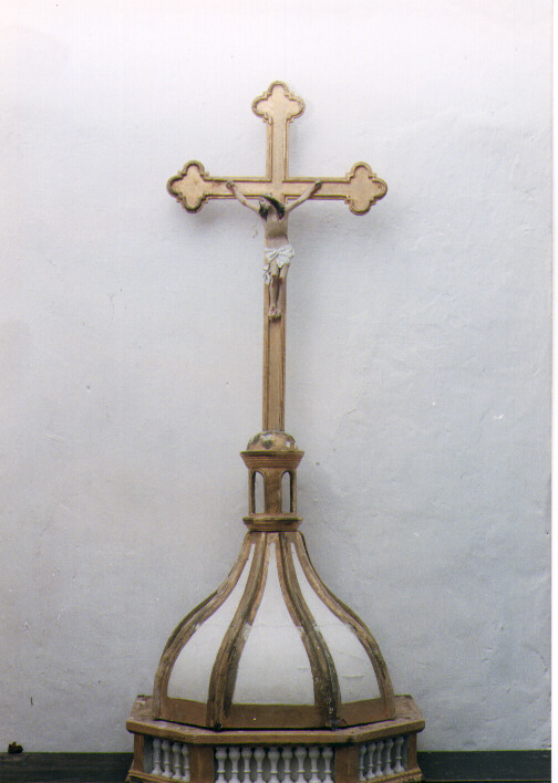 ciborio, frammento - ambito salentino (ultimo quarto sec. XVII)