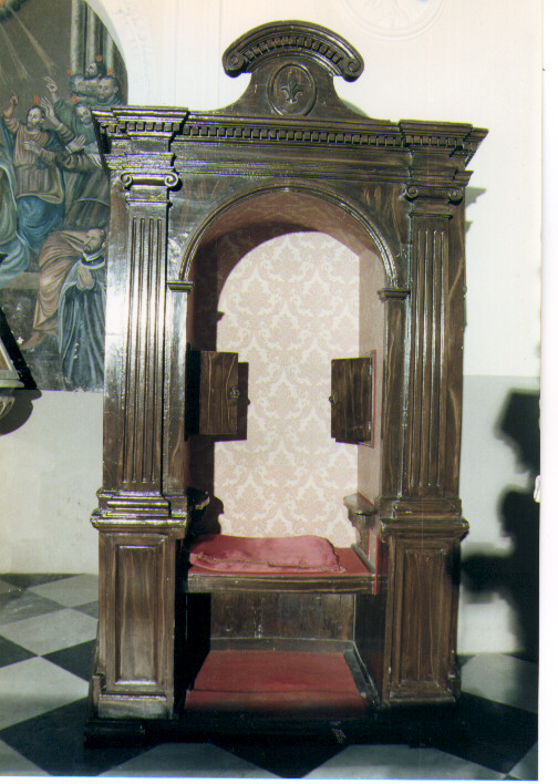 confessionale - ambito pugliese (sec. XIX)