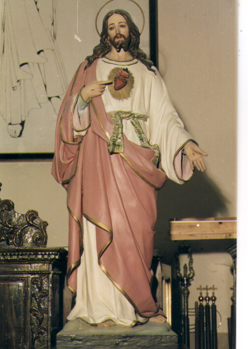 Sacro Cuore di Gesù (statua) - ambito salentino (primo quarto sec. XX)