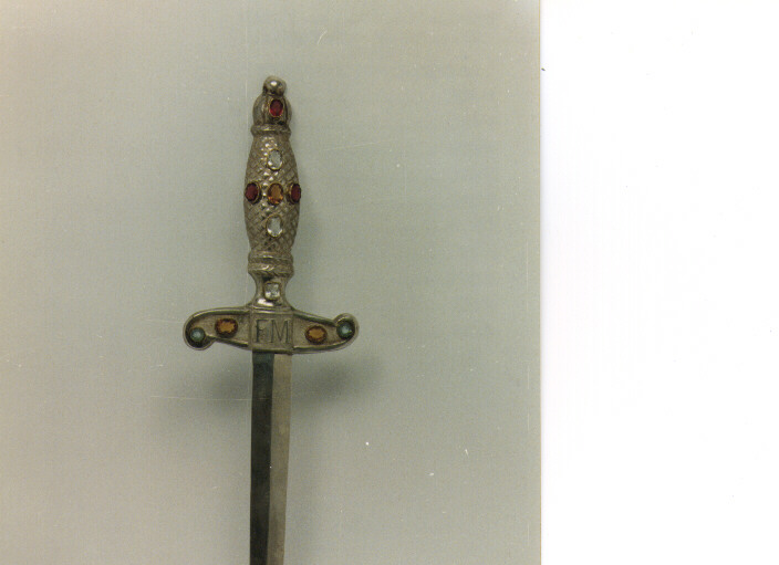 pugnale (attributo iconografico di immagine sacra) - ambito Italia meridionale (seconda metà sec. XIX)