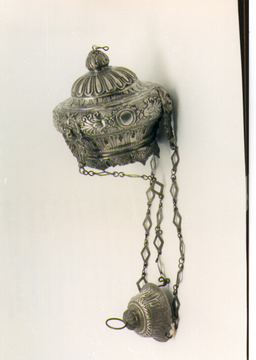 lampada pensile - ambito napoletano (sec. XIX)