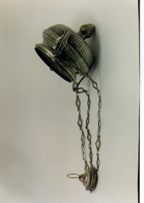 lampada pensile - ambito napoletano (sec. XIX)