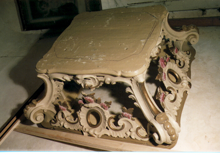 piedistallo di statua - ambito Italia meridionale (seconda metà sec. XIX)