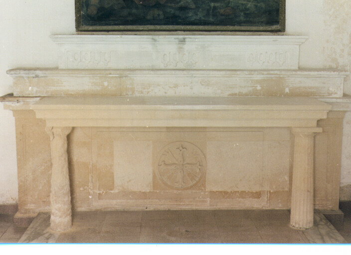 altare - ambito salentino (ultimo quarto sec. XIX)