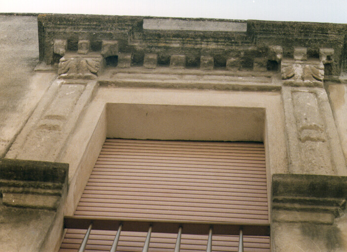 mostra di finestra - ambito salentino (prima metà sec. XVII)