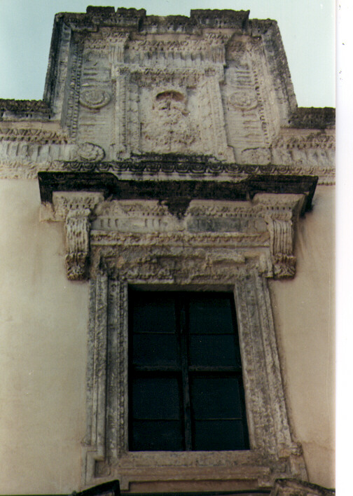 mostra di finestra - ambito salentino (secc. XVI/ XVII)