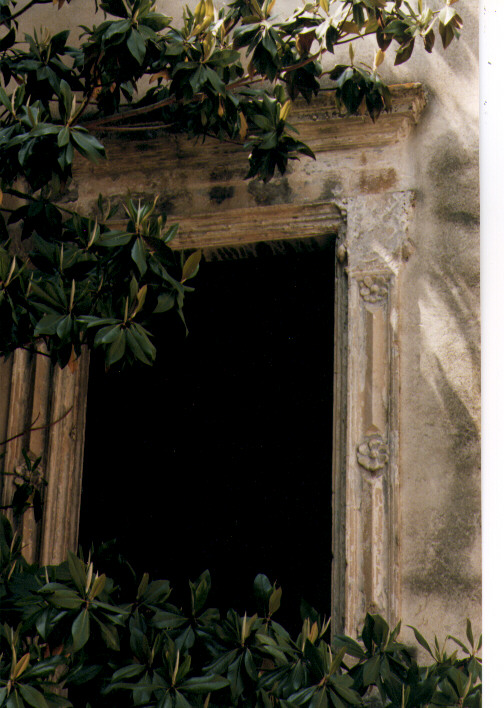 mostra di finestra - ambito salentino (secc. XVI/ XVII)