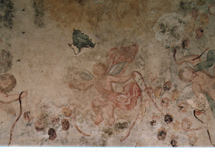 angioletti con Dio Padre (dipinto) - ambito Italia meridionale (sec. XVIII)