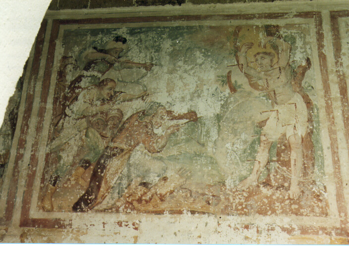 scena di martirio (dipinto, elemento d'insieme) - ambito pugliese (fine/inizio secc. XVII/ XVIII)