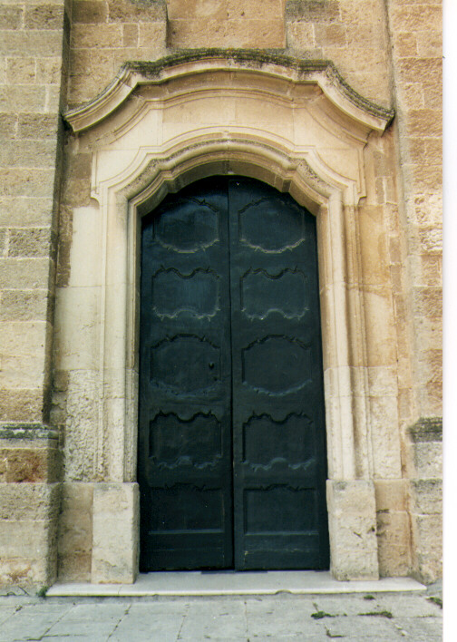 mostra di porta di Negro Saverio (sec. XVIII)