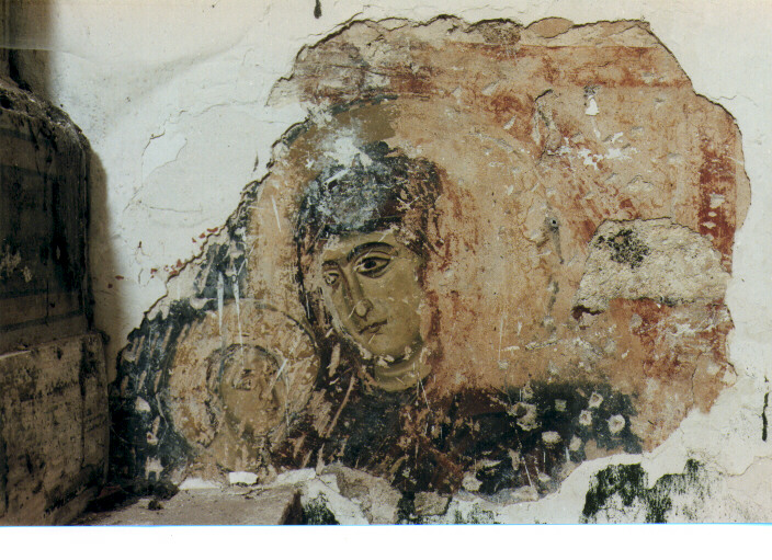 Madonna con Bambino (dipinto, frammento) - ambito salentino (sec. XIII)