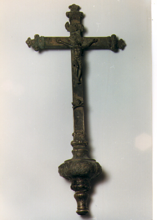 croce processionale - ambito Italia meridionale (seconda metà sec. XVIII)