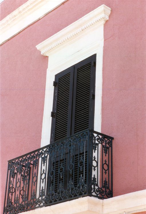 mostra di portafinestra, serie - ambito salentino (fine/inizio secc. XIX/ XX)