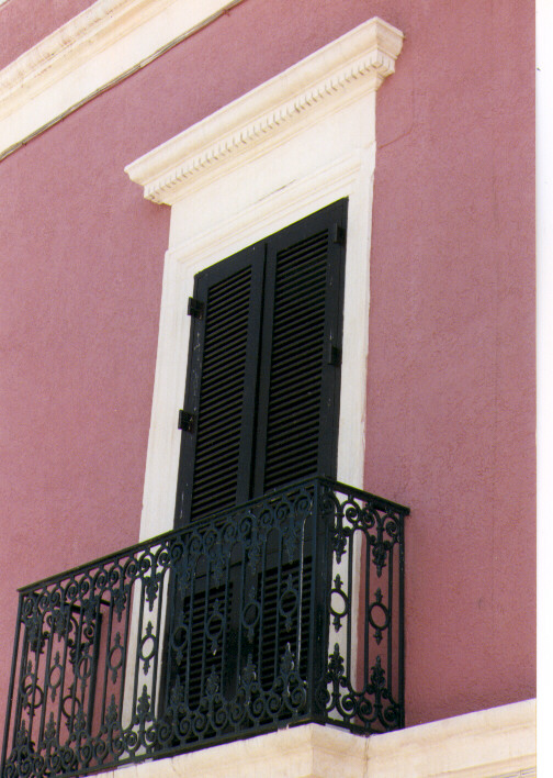 mostra di finestra - ambito salentino (fine/inizio secc. XIX/ XX)