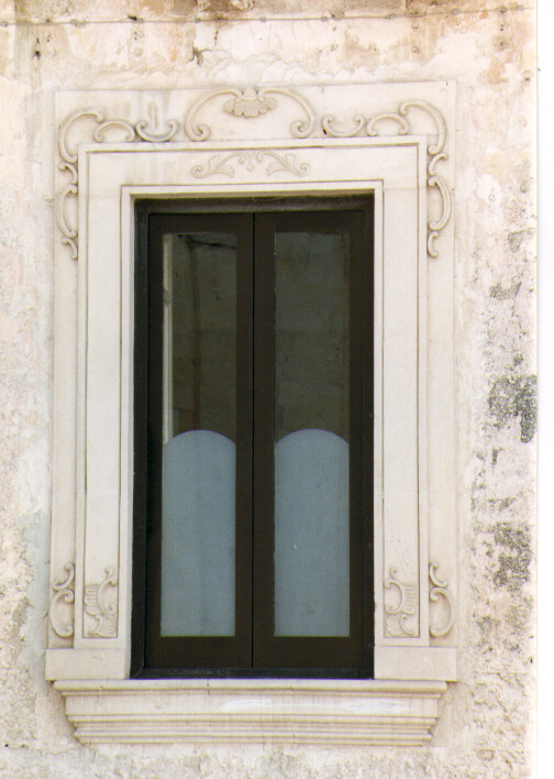 mostra di finestra, serie - ambito salentino (prima metà sec. XX)