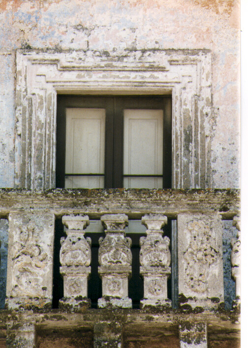 mostra di portafinestra - ambito salentino (sec. XVII)