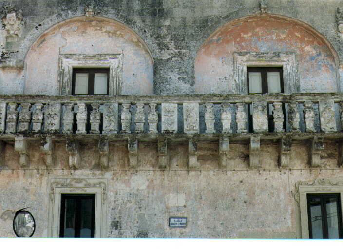 balaustrata - ambito salentino (sec. XVII)