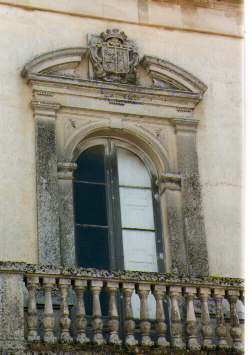 mostra di portafinestra - ambito salentino (inizio sec. XX)