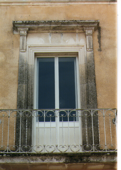 mostra di portafinestra, serie - ambito salentino (primo quarto sec. XX)