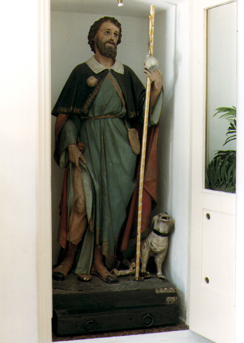 San Rocco (statua) di Malecore Giuseppe (secondo quarto sec. XX)
