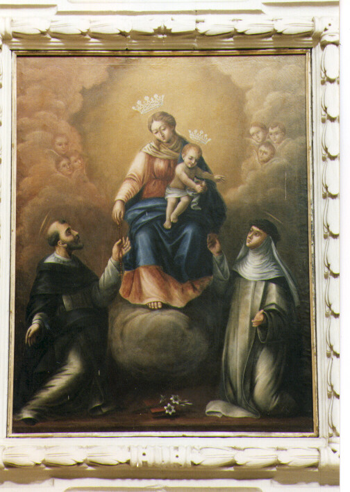 Madonna del Rosario (dipinto) - ambito salentino (seconda metà sec. XIX)