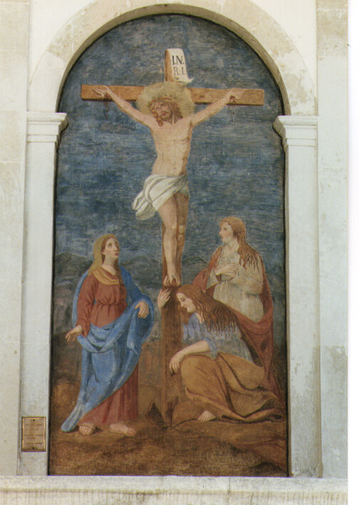 crocifissione (dipinto) - ambito salentino (inizio sec. XX)
