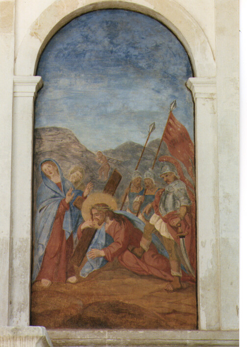 Cristo portacroce (dipinto) - ambito salentino (inizio sec. XX)